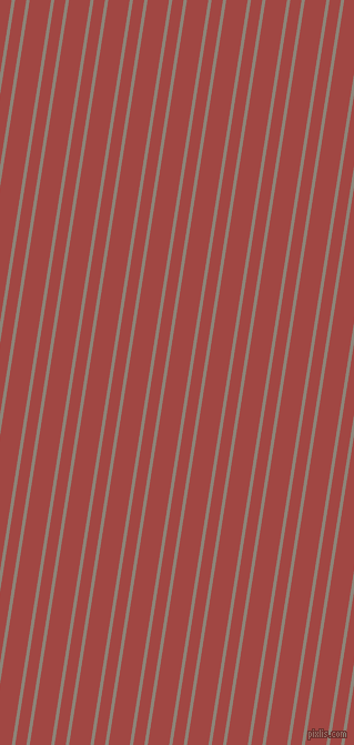 81 degree angles dual stripes line, 3 pixel line width, 10 and 19 pixels line spacing, Schooner and Roof Terracotta dual two line striped seamless tileable