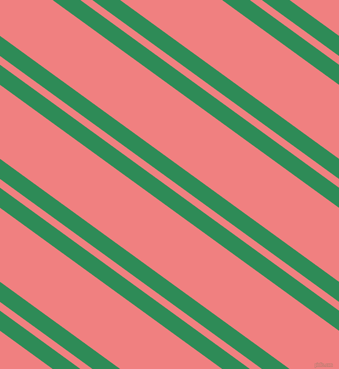 144 degree angle dual stripe line, 32 pixel line width, 14 and 118 pixel line spacing, Sea Green and Light Coral dual two line striped seamless tileable