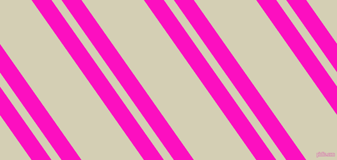 125 degree angles dual striped line, 32 pixel line width, 16 and 100 pixels line spacing, Shocking Pink and White Rock dual two line striped seamless tileable