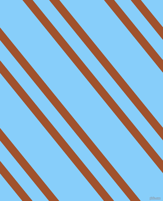 129 degree angles dual stripes line, 26 pixel line width, 42 and 114 pixels line spacingSienna and Light Sky Blue dual two line striped seamless tileable