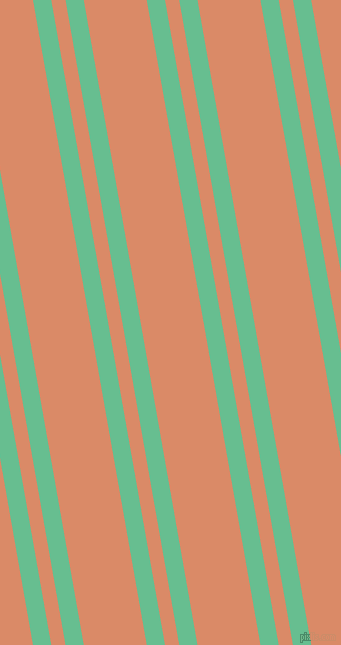 100 degree angles dual striped line, 18 pixel line width, 14 and 62 pixels line spacing, Silver Tree and Copper dual two line striped seamless tileable