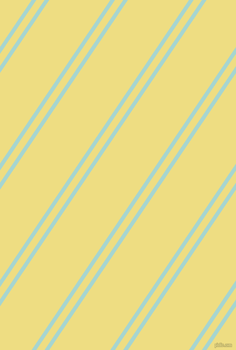 56 degree angles dual stripe line, 8 pixel line width, 14 and 104 pixels line spacing, Sinbad and Light Goldenrod dual two line striped seamless tileable