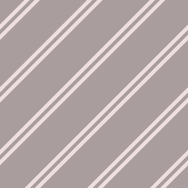 45 degree angle dual stripes line, 13 pixel line width, 12 and 115 pixel line spacing, Soft Peach and Nobel dual two line striped seamless tileable