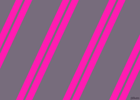 65 degree angles dual stripe line, 27 pixel line width, 8 and 115 pixels line spacing, Spicy Pink and Mamba dual two line striped seamless tileable