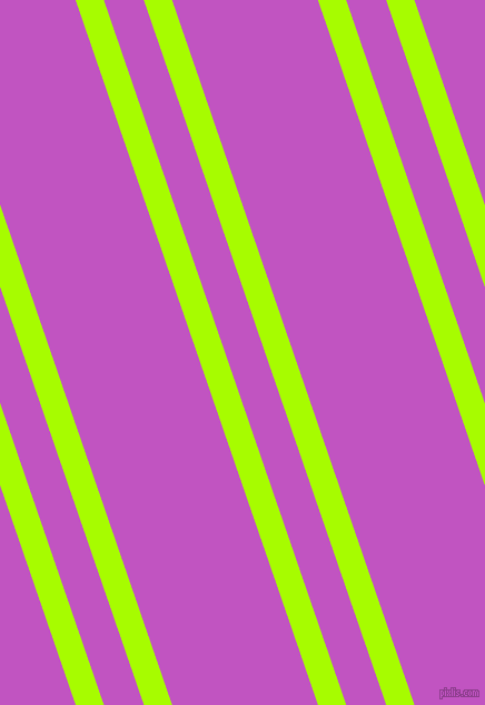 109 degree angle dual stripe line, 24 pixel line width, 34 and 124 pixel line spacing, Spring Bud and Fuchsia dual two line striped seamless tileable