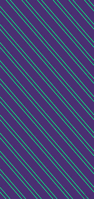 131 degree angle dual striped lines, 2 pixel lines width, 8 and 26 pixel line spacing, Spring Green and Blue Diamond dual two line striped seamless tileable