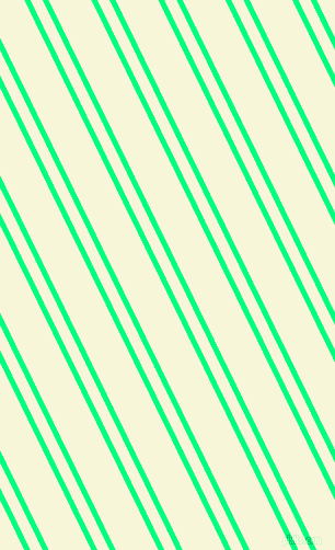 116 degree angle dual stripes lines, 5 pixel lines width, 10 and 35 pixel line spacing, Spring Green and White Nectar dual two line striped seamless tileable