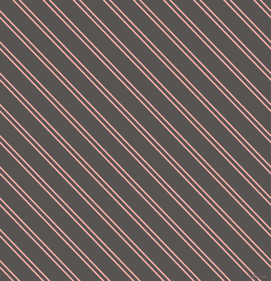 134 degree angles dual stripes line, 3 pixel line width, 6 and 31 pixels line spacing, Sundown and Tundora dual two line striped seamless tileable