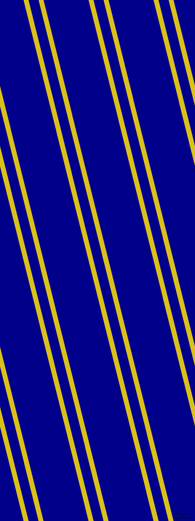 104 degree angles dual stripes line, 10 pixel line width, 20 and 90 pixels line spacing, Sunflower and Dark Blue dual two line striped seamless tileable