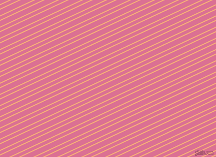 25 degree angle dual striped lines, 2 pixel lines width, 6 and 10 pixel line spacing, Tacao and Pale Violet Red dual two line striped seamless tileable