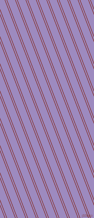 111 degree angle dual stripe lines, 2 pixel lines width, 4 and 25 pixel line spacing, Tall Poppy and Cold Purple dual two line striped seamless tileable
