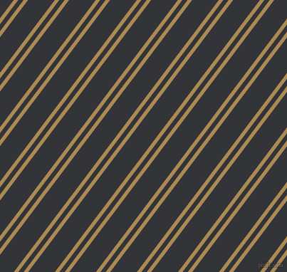 53 degree angle dual stripes lines, 5 pixel lines width, 6 and 30 pixel line spacing, Teak and Ebony Clay dual two line striped seamless tileable