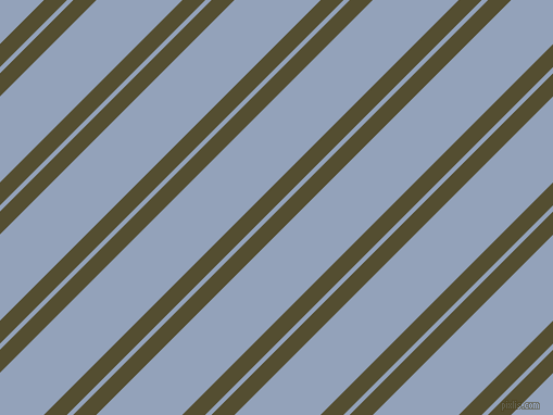 45 degree angle dual striped line, 15 pixel line width, 4 and 56 pixel line spacing, Thatch Green and Rock Blue dual two line striped seamless tileable
