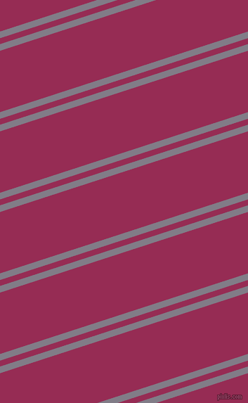 18 degree angle dual striped line, 9 pixel line width, 8 and 83 pixel line spacing, Topaz and Lipstick dual two line striped seamless tileable
