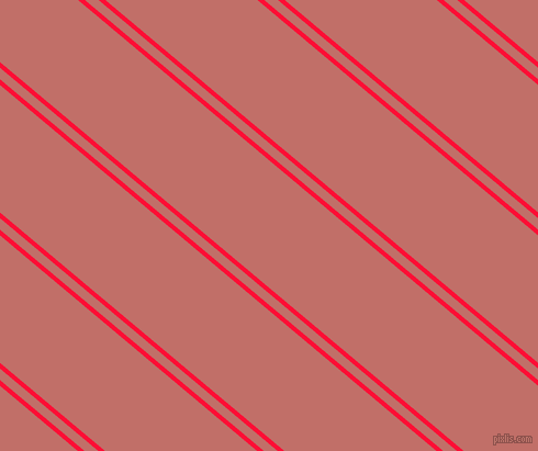 140 degree angle dual stripe line, 4 pixel line width, 8 and 89 pixel line spacing, Torch Red and Contessa dual two line striped seamless tileable