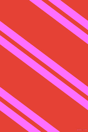 143 degree angle dual striped lines, 26 pixel lines width, 14 and 120 pixel line spacing, Ultra Pink and Cinnabar dual two line striped seamless tileable