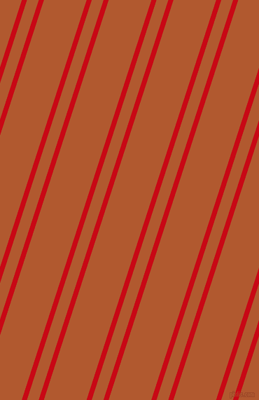 72 degree angle dual stripe line, 7 pixel line width, 16 and 58 pixel line spacing, Venetian Red and Fiery Orange dual two line striped seamless tileable