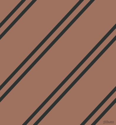 47 degree angles dual stripe line, 11 pixel line width, 16 and 106 pixels line spacing, Woodsmoke and Toast dual two line striped seamless tileable