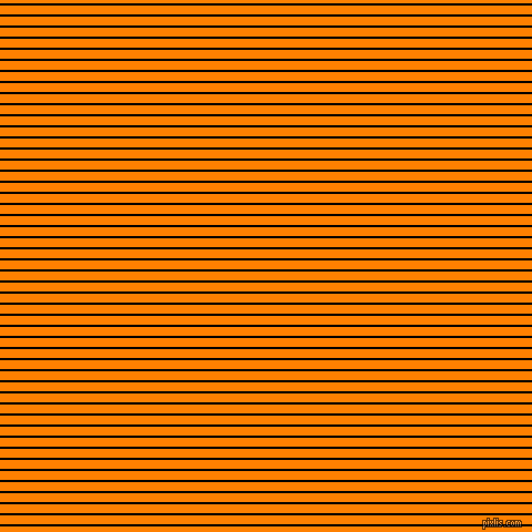 horizontal lines stripes, 2 pixel line width, 8 pixel line spacing, Black and Dark Orange horizontal lines and stripes seamless tileable