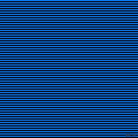 horizontal lines stripes, 4 pixel line width, 4 pixel line spacing, Black and Dodger Blue horizontal lines and stripes seamless tileable