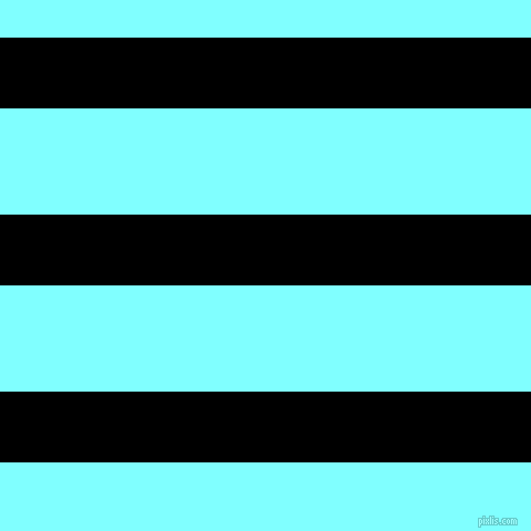 horizontal lines stripes, 64 pixel line width, 96 pixel line spacing, Black and Electric Blue horizontal lines and stripes seamless tileable