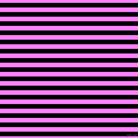 horizontal lines stripes, 16 pixel line width, 16 pixel line spacing, Black and Fuchsia Pink horizontal lines and stripes seamless tileable