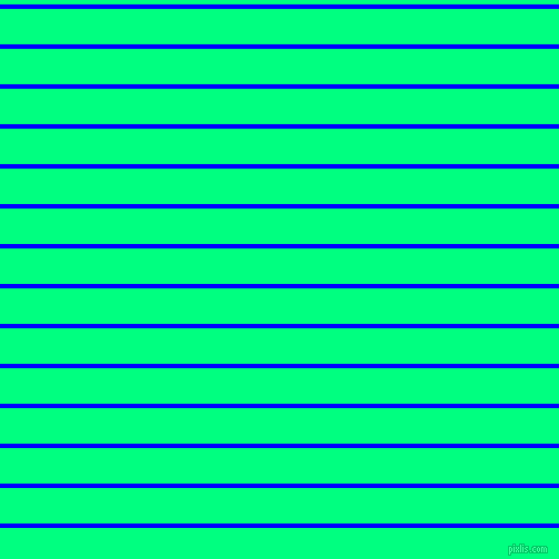 horizontal lines stripes, 4 pixel line width, 32 pixel line spacing, Blue and Spring Green horizontal lines and stripes seamless tileable
