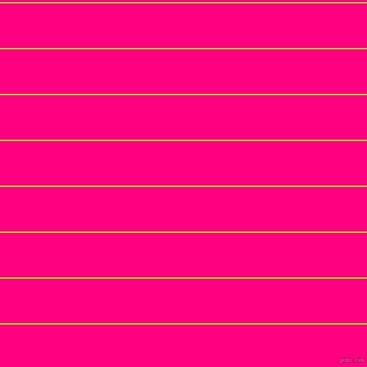 horizontal lines stripes, 2 pixel line width, 64 pixel line spacing, Chartreuse and Deep Pink horizontal lines and stripes seamless tileable