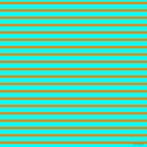 horizontal lines stripes, 8 pixel line width, 16 pixel line spacing, Dark Orange and Aqua horizontal lines and stripes seamless tileable