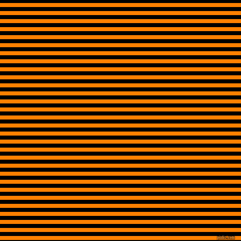 horizontal lines stripes, 8 pixel line width, 8 pixel line spacing, Dark Orange and Black horizontal lines and stripes seamless tileable