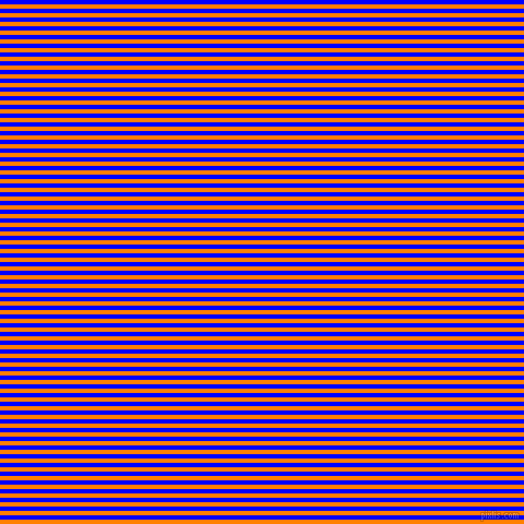 horizontal lines stripes, 4 pixel line width, 4 pixel line spacing, Dark Orange and Blue horizontal lines and stripes seamless tileable