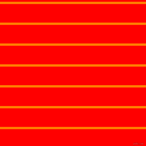 horizontal lines stripes, 8 pixel line width, 64 pixel line spacing, Dark Orange and Red horizontal lines and stripes seamless tileable