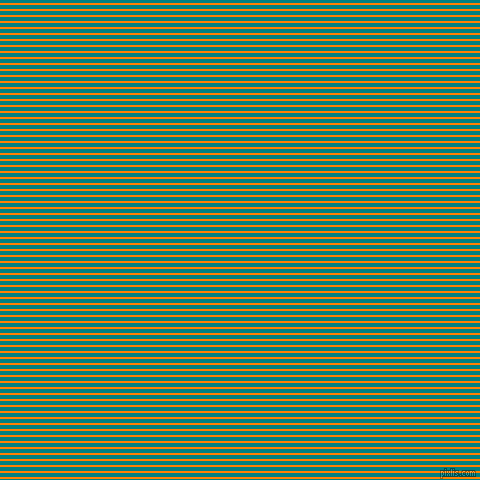 horizontal lines stripes, 2 pixel line width, 4 pixel line spacing, Dark Orange and Teal horizontal lines and stripes seamless tileable