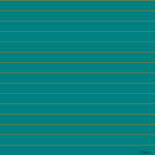 horizontal lines stripes, 1 pixel line width, 32 pixel line spacing, Dark Orange and Teal horizontal lines and stripes seamless tileable