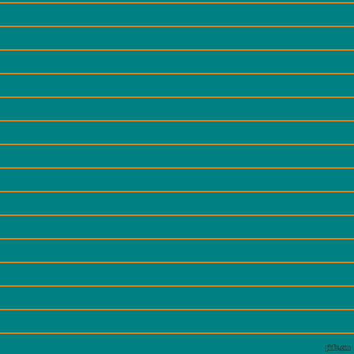 horizontal lines stripes, 2 pixel line width, 32 pixel line spacing, Dark Orange and Teal horizontal lines and stripes seamless tileable