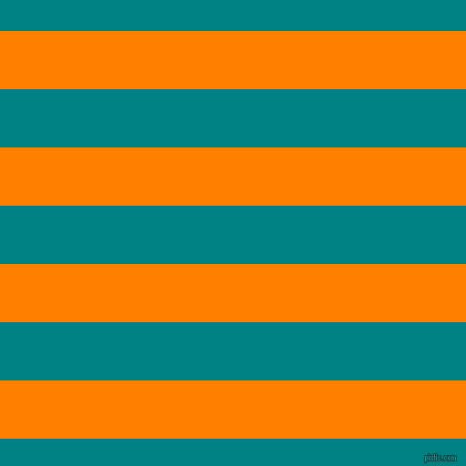 horizontal lines stripes, 64 pixel line width, 64 pixel line spacing, Dark Orange and Teal horizontal lines and stripes seamless tileable