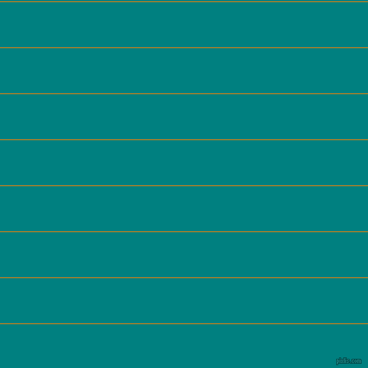 horizontal lines stripes, 1 pixel line width, 64 pixel line spacing, Dark Orange and Teal horizontal lines and stripes seamless tileable