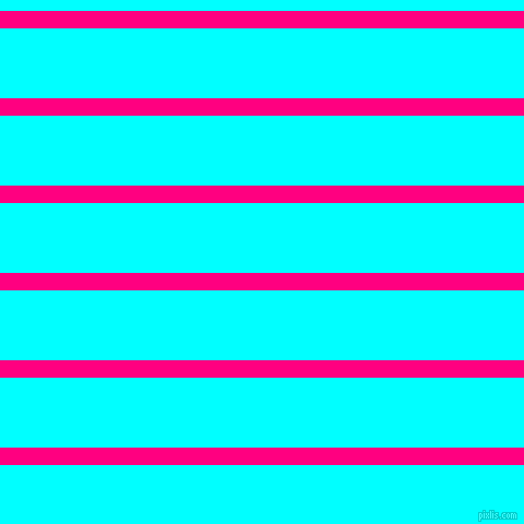 horizontal lines stripes, 16 pixel line width, 64 pixel line spacing, Deep Pink and Aqua horizontal lines and stripes seamless tileable