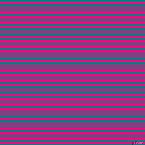 horizontal lines stripes, 8 pixel line width, 8 pixel line spacing, Deep Pink and Teal horizontal lines and stripes seamless tileable
