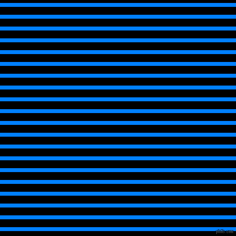 horizontal lines stripes, 8 pixel line width, 16 pixel line spacing, Dodger Blue and Black horizontal lines and stripes seamless tileable