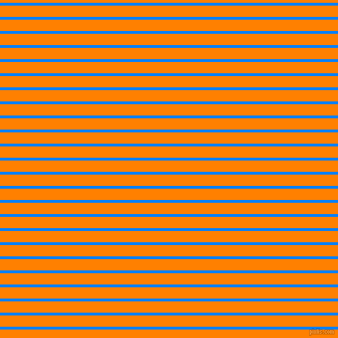 horizontal lines stripes, 4 pixel line width, 16 pixel line spacing, Dodger Blue and Dark Orange horizontal lines and stripes seamless tileable