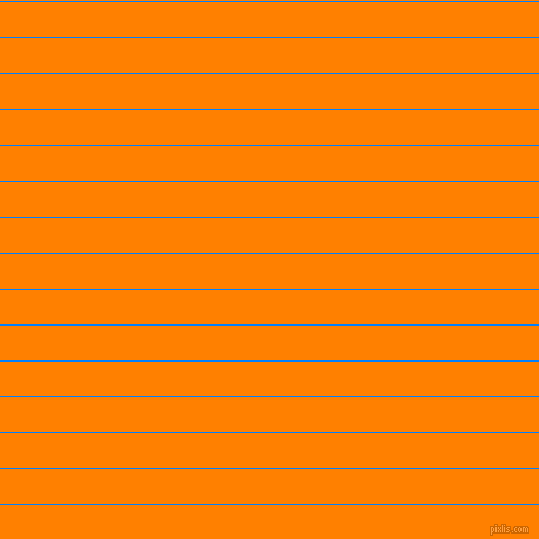 horizontal lines stripes, 1 pixel line width, 32 pixel line spacing, Dodger Blue and Dark Orange horizontal lines and stripes seamless tileable