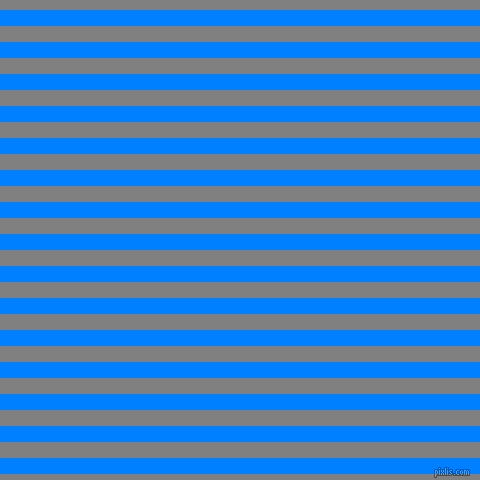horizontal lines stripes, 16 pixel line width, 16 pixel line spacing, Dodger Blue and Grey horizontal lines and stripes seamless tileable