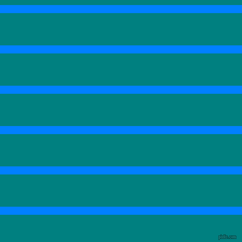 horizontal lines stripes, 16 pixel line width, 64 pixel line spacing, Dodger Blue and Teal horizontal lines and stripes seamless tileable