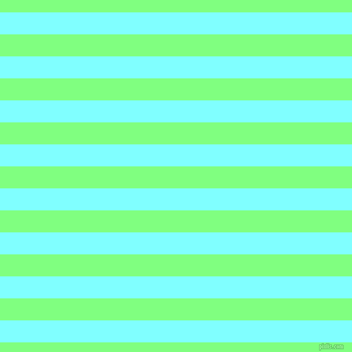 horizontal lines stripes, 32 pixel line width, 32 pixel line spacing, Electric Blue and Mint Green horizontal lines and stripes seamless tileable