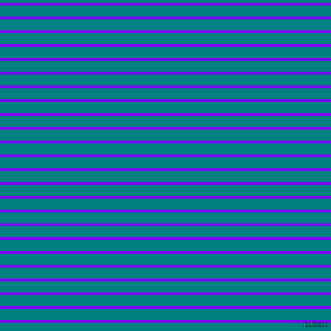 horizontal lines stripes, 4 pixel line width, 16 pixel line spacing, Electric Indigo and Teal horizontal lines and stripes seamless tileable
