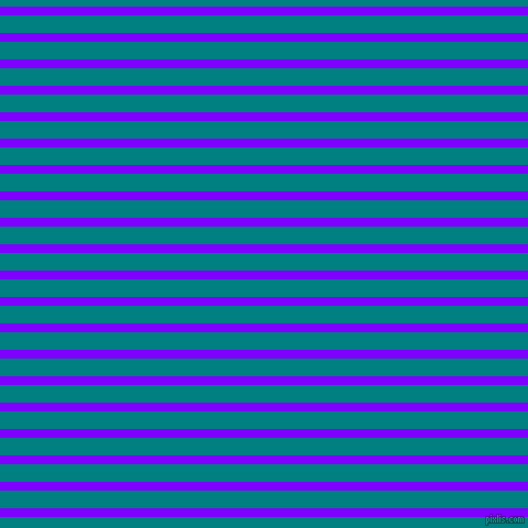 horizontal lines stripes, 8 pixel line width, 16 pixel line spacing, Electric Indigo and Teal horizontal lines and stripes seamless tileable