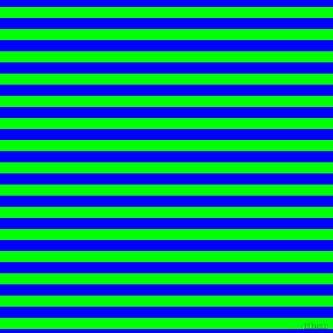 horizontal lines stripes, 16 pixel line width, 16 pixel line spacing, Lime and Blue horizontal lines and stripes seamless tileable