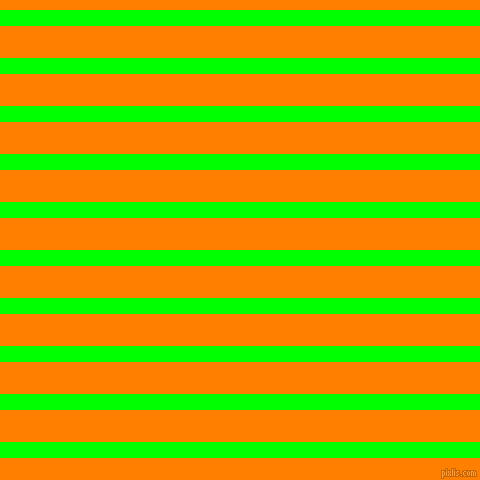 horizontal lines stripes, 16 pixel line width, 32 pixel line spacing, Lime and Dark Orange horizontal lines and stripes seamless tileable