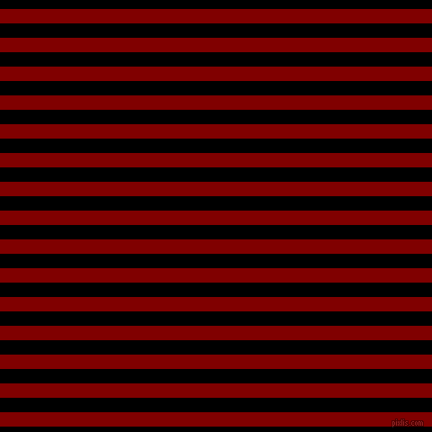 horizontal lines stripes, 16 pixel line width, 16 pixel line spacing, Maroon and Black horizontal lines and stripes seamless tileable